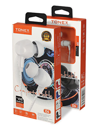 D6 Süper Bas Kulaklık