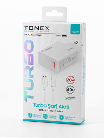 Tonex 20W TYP-C Turbo Şarj Aleti 