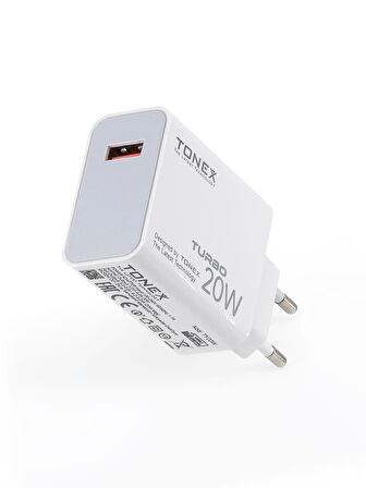 Tonex 20W TYP-C Turbo Şarj Aleti 