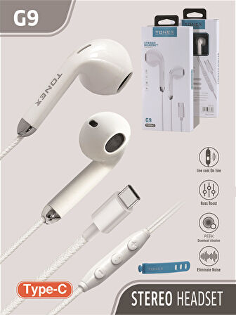G9 Süper Bass Type-C Kulaklık