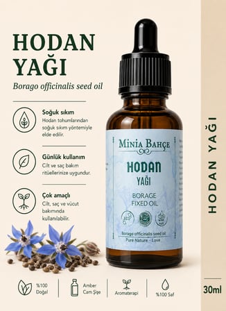 Minia Bahçe Hodan Yağı – 30 ml