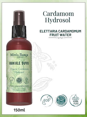 Organik Kakule Suyu - %100 Doğal, 150ml