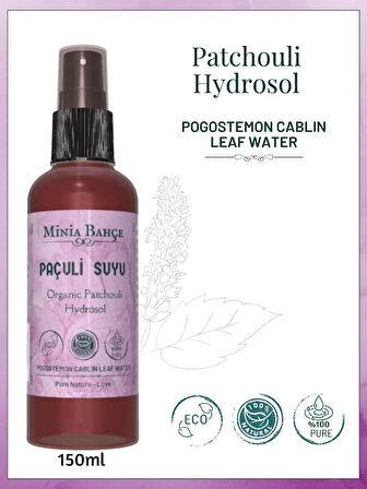 Organik Paçuli (tefarik) Suyu -yağlı - %100 Doğal, 150ml