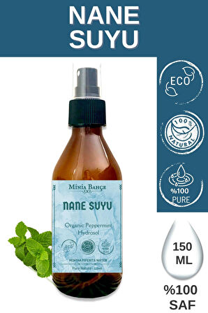 Organik Nane Suyu -yağlı- %100 Doğal, 150ml