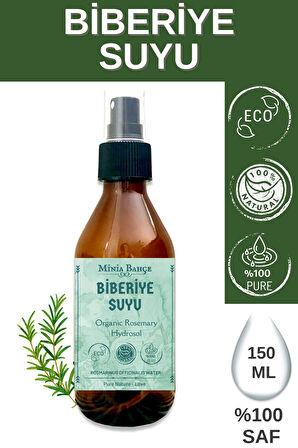 Organik Biberiye Suyu -yağlı- %100 Doğal, 150ml