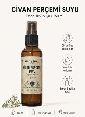 Minia Bahçe Civan Perçemi Suyu (Hidrosol) – 150 ml