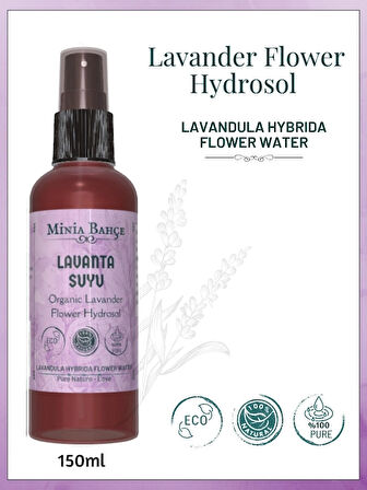 Organik Lavanta Suyu, %100 Doğal, Yağlı, 150ml