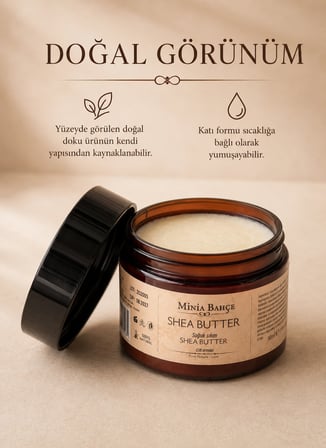 Soğuk Sıkım Shea Butter Yağı %100 Doğal & Saf 50 Ml