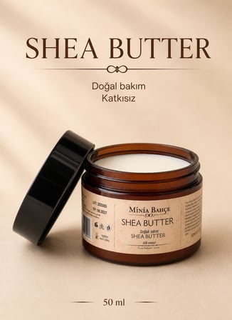 Soğuk Sıkım Shea Butter Yağı %100 Doğal & Saf 50 Ml