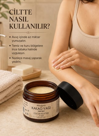 Soğuk Sıkım Kakao Yağı 50 Ml