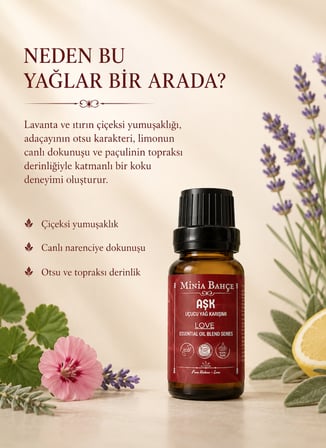 Aşk Uçucu Yağ Karışımı, 10 ml