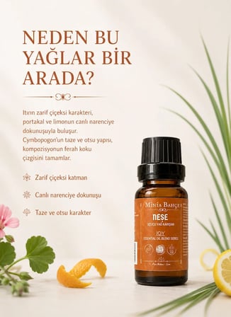 Minia Bahçe Joy Uçucu Yağ Karışımı – 10 ml