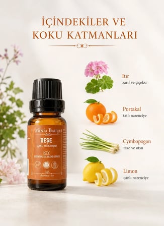 Minia Bahçe Joy Uçucu Yağ Karışımı – 10 ml