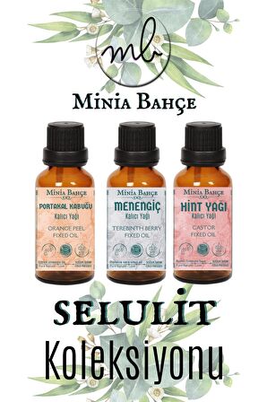 Menengiç Yağı 20ml, Portakal Yağı 20ml, Hint Yağı 20ml, %100 Saf
