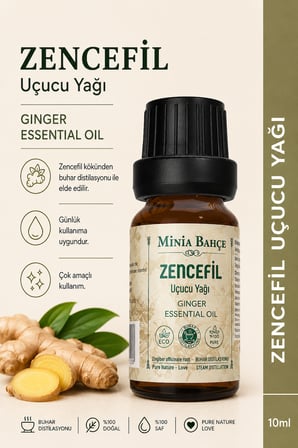 Zencefil Uçucu Yağı, 10ml