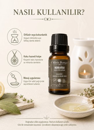 Koruma ( Guard ) Uçucu Yağ Karışımı, %100 Saf, 10 Ml