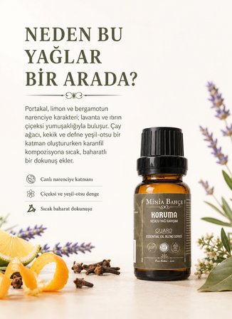 Koruma ( Guard ) Uçucu Yağ Karışımı, %100 Saf, 10 Ml