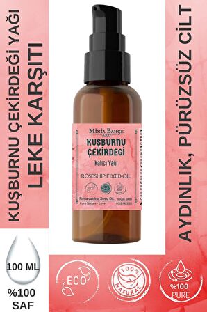 100ml Soğuk Sıkım Kuşburnu Çekirdeği Yağı , %100 Saf