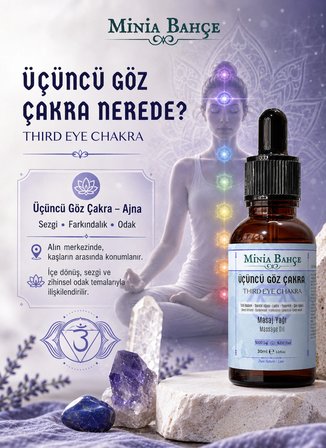 Üçüncü Göz Çakra Yağı Karışım Serisi Üç0803ne