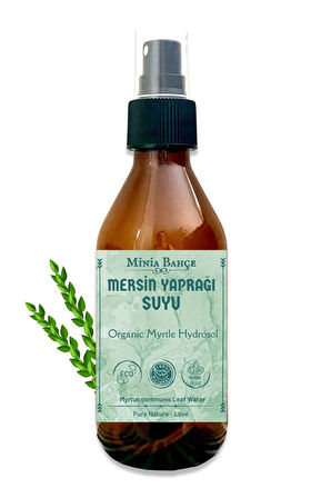 Organik Mersin Yaprağı Suyu -%100 Doğal Hidrosol, 150ml