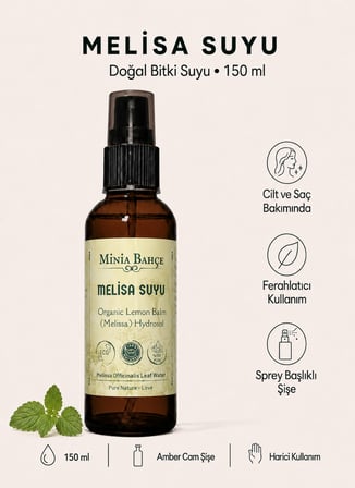 Minia Bahçe Melisa Suyu (Hidrosol) – 150 Ml
