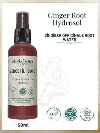Organik Zencefil Suyu -%100 Doğal, 150ml