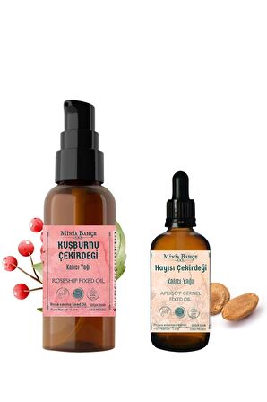 100 ml Kuşburnu Çekirdeği Yağı, Kayısı Çekirdeği Yağı 30ml