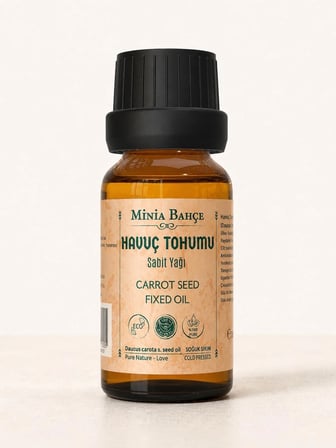 Havuç Tohumu Yağı, 20ml , Soğuk Sıkım