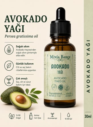 Minia Bahçe Avokado Yağı – 30 ml