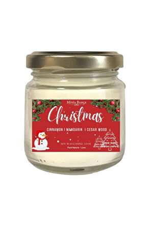 Aromaterapi Soya Mum, Yeni Yıl Soya Mumu 101 (chirstmas) , 75gr