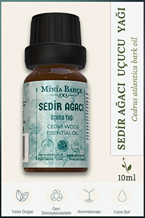 Sedir Ağacı Uçucu Yağı, %100 Saf, 10 Ml