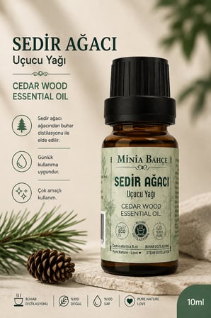 Sedir Ağacı Uçucu Yağı, 10 Ml