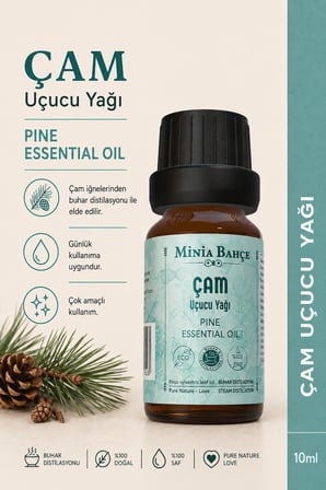 Çam Ağacı Uçucu Yağı, %100 Saf, 10 Ml