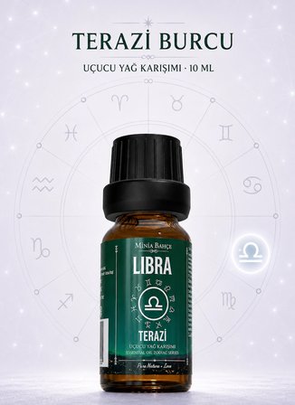 Terazi Burcu Uçucu Yağ Karışımı – Karanfil, Çam, Biberiye ve Sedir Uçucu Yağları, 10 ml