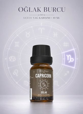 Oğlak Burcu - Capricorn, Uçucu Yağ Karışımı, 10ml