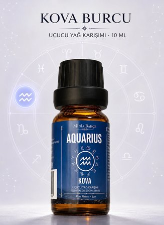 Kova Burcu - Aquarius, Uçucu Yağ Karışımı, 10ml