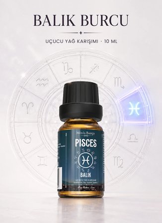 Balık Burcu - Pisces, Uçucu Yağ Karışımı, 10ml