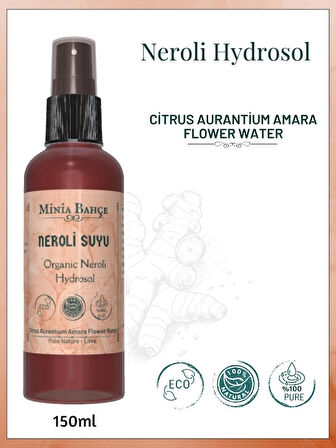 Organik Portakal Çiçeği - Neroli Suyu -%100 Doğal Hidrosol, 150ml