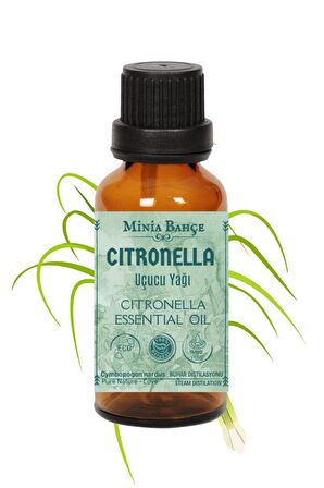 Sitronella Uçucu Yağı % 100 Saf Ve Doğal 10 Ml ( Citronella Oil )