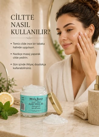 Minia Bahçe Nane & Limon Aloe Vera Jel – 75 Ml