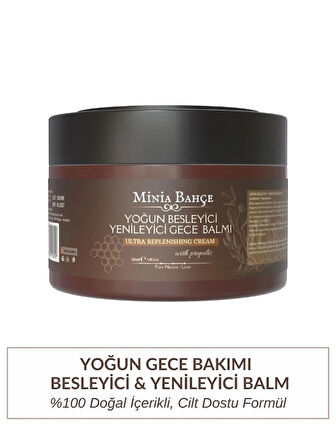 Yoğun Besleyici & Yenileyici Gece Balmı, %100 Doğal Ve Katkısız, 50ml