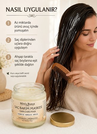 Minia Bahçe Yoğun Saç Bakım Maskesi – 150 Ml