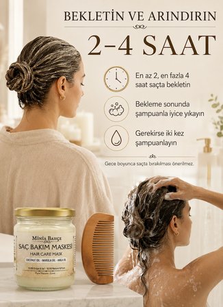 Minia Bahçe Yoğun Saç Bakım Maskesi – 150 Ml