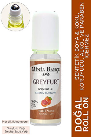 Greyfurt Yağı, Doğal ve Alkolsüz Roll On, 10ml