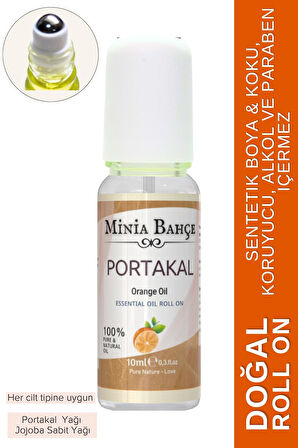 Portakal Yağı,  Doğal ve Alkolsüz Roll On, 10ml