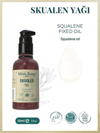 Skualen (SQUALENE) Yağı, 20ml. %100 Doğal Ve Saf