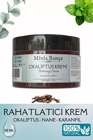 Okaliptus kremi, 50ml. %100 Doğal