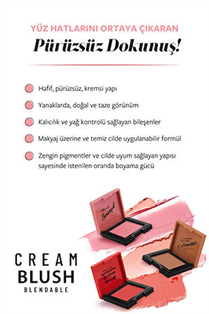 Pastel Profashion Cream Blush Krem Allık No:41