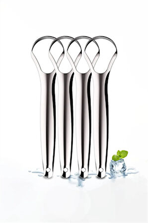 Dil Temizleyici Paslanmaz Çelik Ağız Bakım Fırçası Dil Plak Temizleme Dil Sıyırıcı Aparat