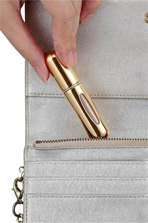 2 li Parfüm Şişesi Çanta Içi Mini Doldurulabilir Seyahat Cep Yedek Parfüm Şişesi 5 ml